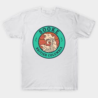 Sooke BC Surf Badge T-Shirt